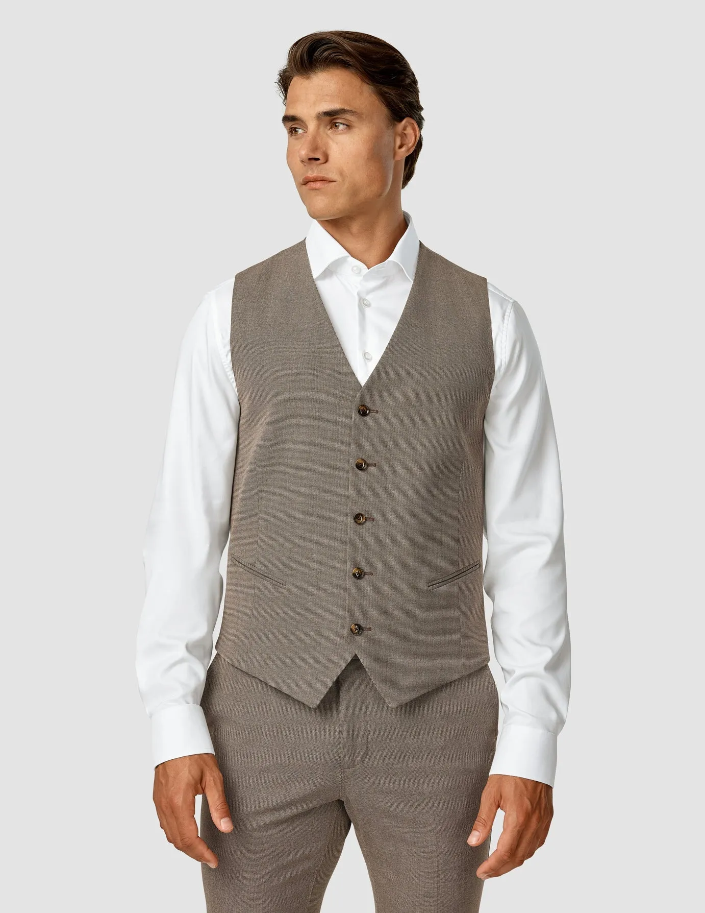 Essential Vest Almond sold by Shaping New Tomorrow