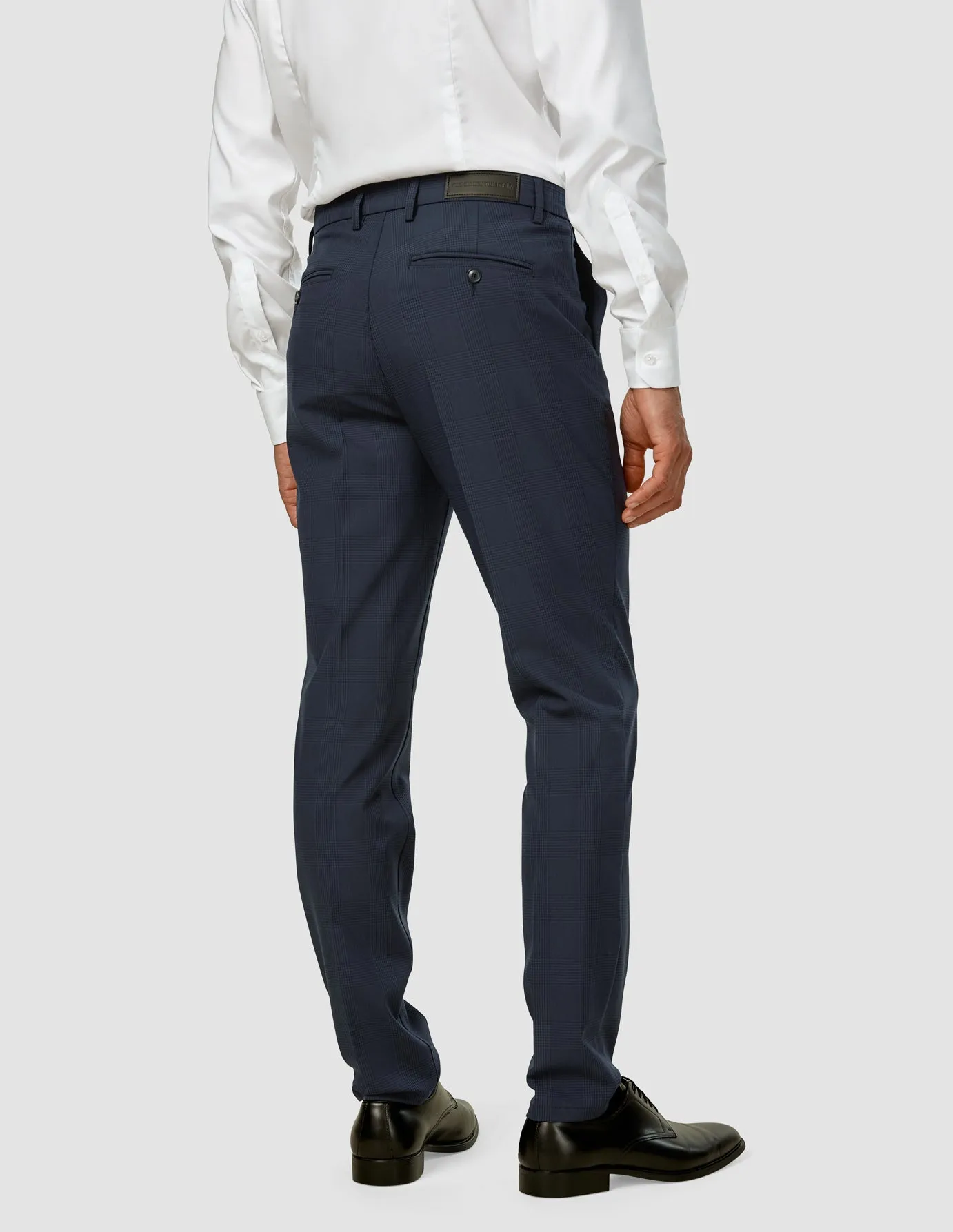 Essential Suit Pants Slim Dark Blue Check sold by Shaping New Tomorrow product image thumbnail 4