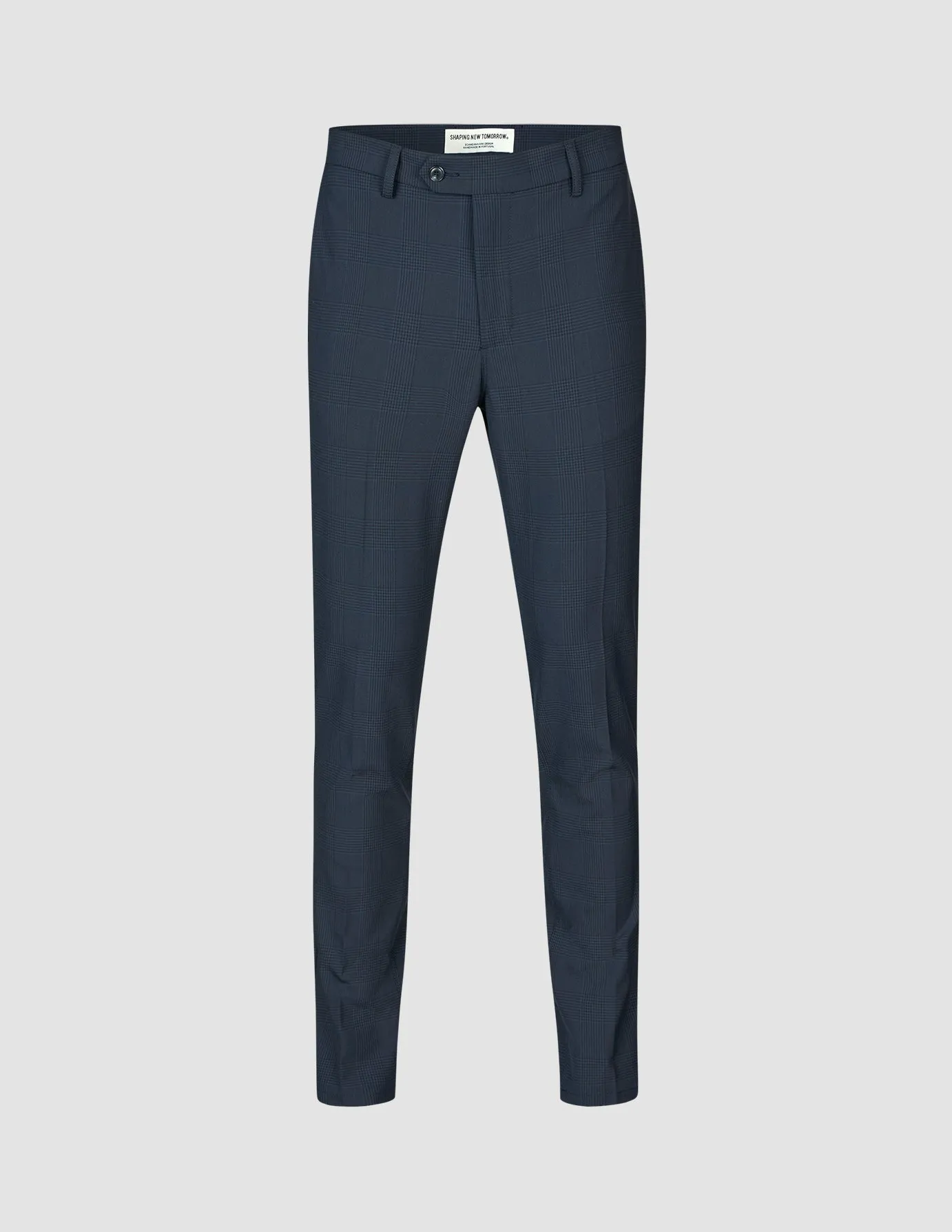 Essential Suit Pants Slim Dark Blue Check sold by Shaping New Tomorrow product image thumbnail 3