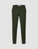 Essential Suit Pants Regular Moss Green Pinstripe sold by Shaping New Tomorrow