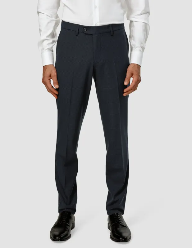 Essential Suit Pants Regular Dark Blue Check sold by Shaping New Tomorrow