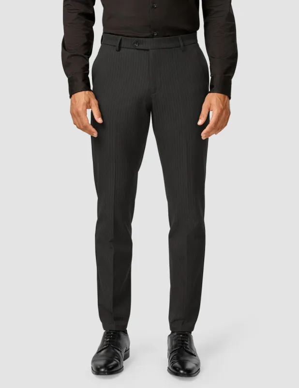 Essential Suit Pants Regular Asphalt Pinstripe sold by Shaping New Tomorrow