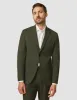 Essential Blazer Slim Moss Green Pinstripe sold by Shaping New Tomorrow
