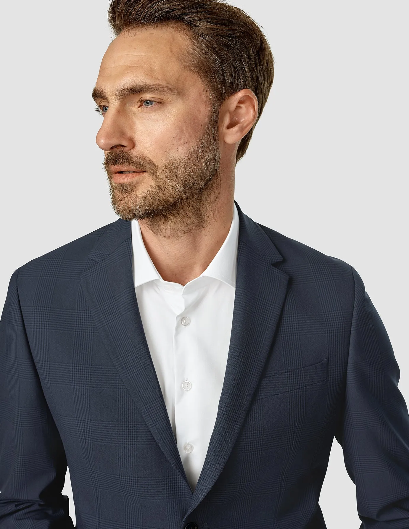 Essential Blazer Slim Dark Blue Check sold by Shaping New Tomorrow product image thumbnail 5