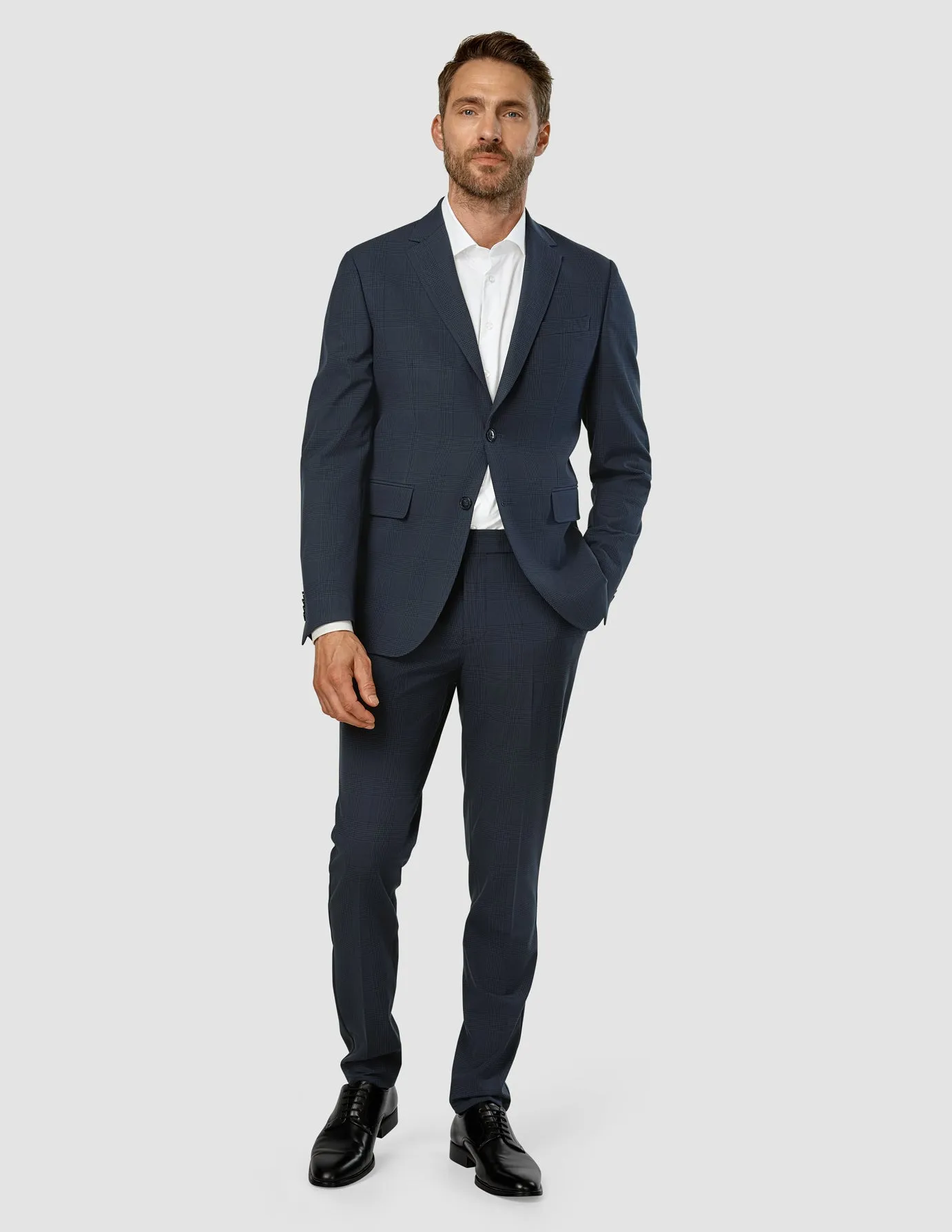 Essential Blazer Slim Dark Blue Check sold by Shaping New Tomorrow product image thumbnail 2