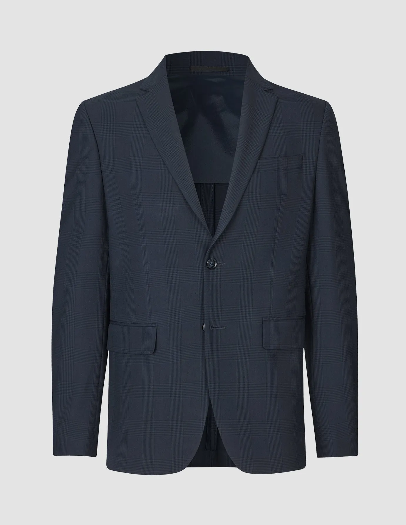 Essential Blazer Regular Dark Blue Check sold by Shaping New Tomorrow product image thumbnail 3