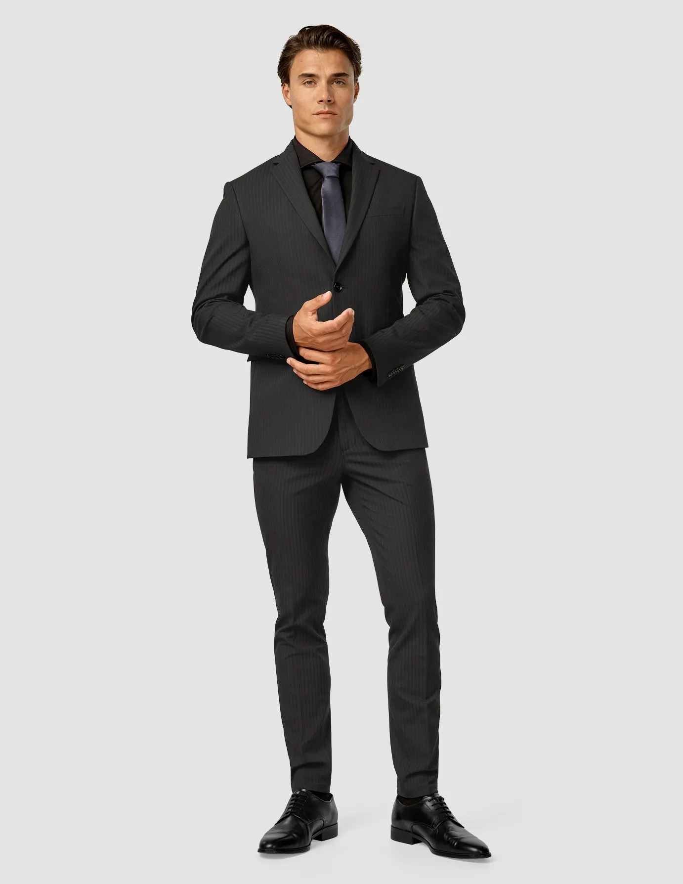 Essential Blazer Regular Asphalt Pinstripe sold by Shaping New Tomorrow product image thumbnail 2