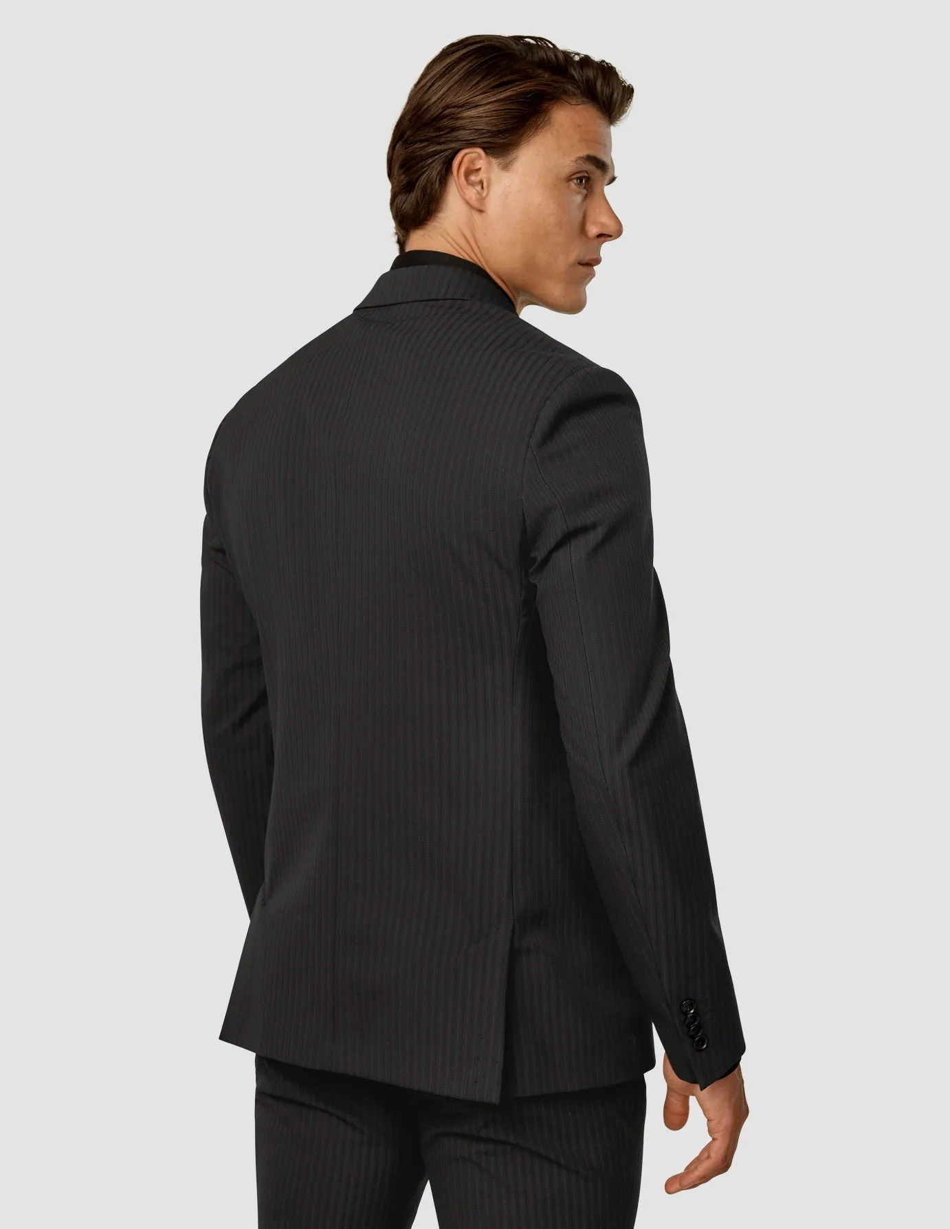 Essential Blazer Regular Asphalt Pinstripe sold by Shaping New Tomorrow product image thumbnail 4