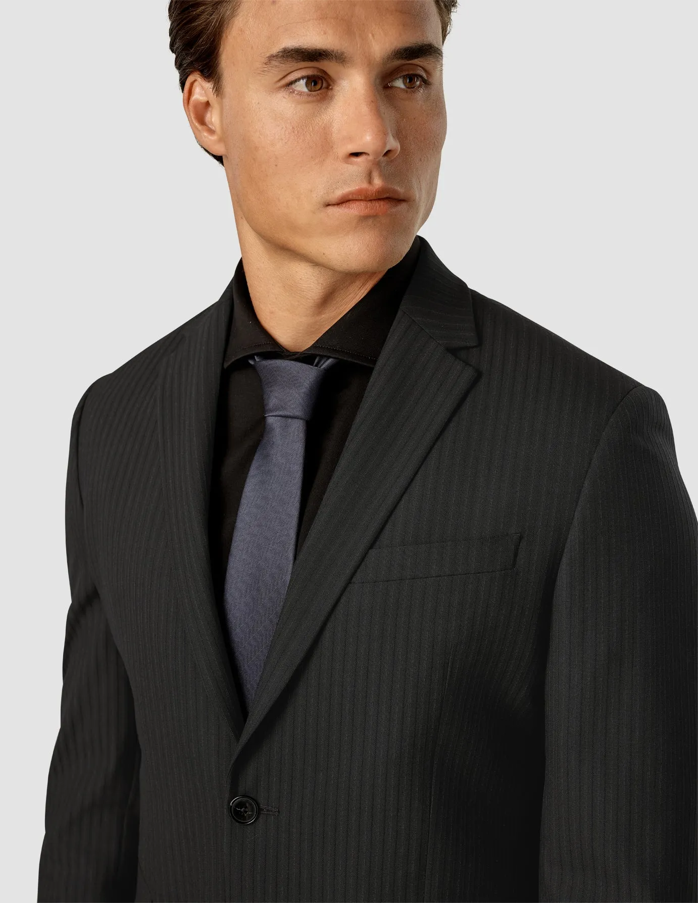 Essential Blazer Regular Asphalt Pinstripe sold by Shaping New Tomorrow product image thumbnail 5