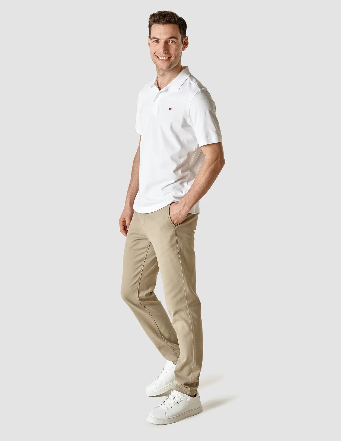 Piquet Flag Polo Shirt White sold by Shaping New Tomorrow product image thumbnail 2