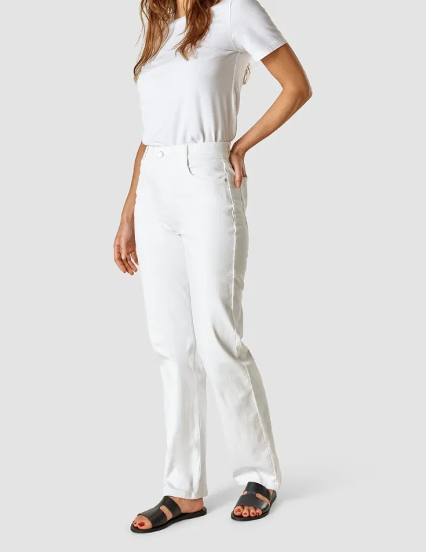 Jeans Straight White sold by Shaping New Tomorrow