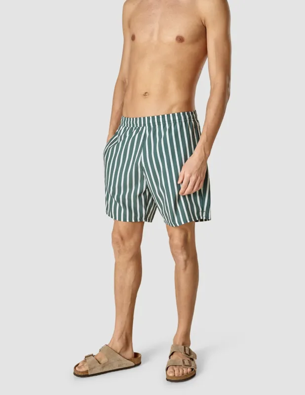 Swim Shorts Garden Green Stripe sold by Shaping New Tomorrow