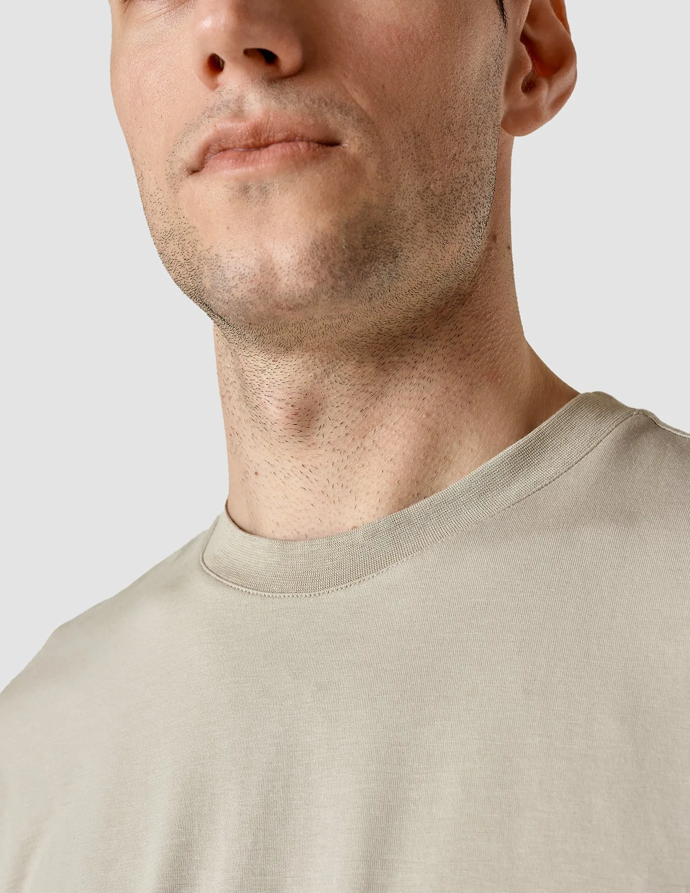 Supima T-shirt Box Fit Oyster Grey sold by Shaping New Tomorrow product image thumbnail 5