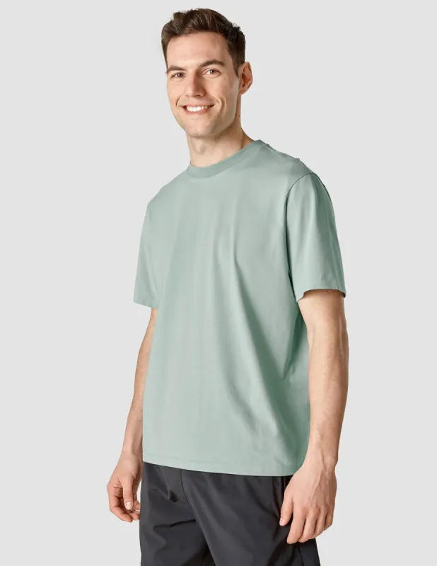 Supima T-shirt Box Fit Calm Green sold by Shaping New Tomorrow