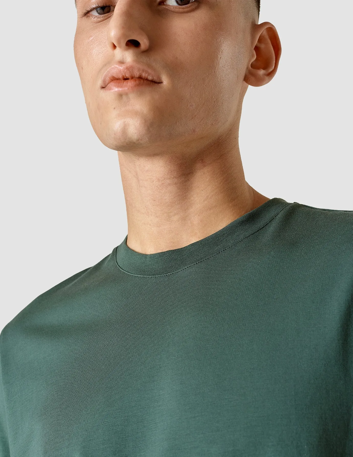 Supima T-shirt Box Fit Garden Green sold by Shaping New Tomorrow product image thumbnail 5