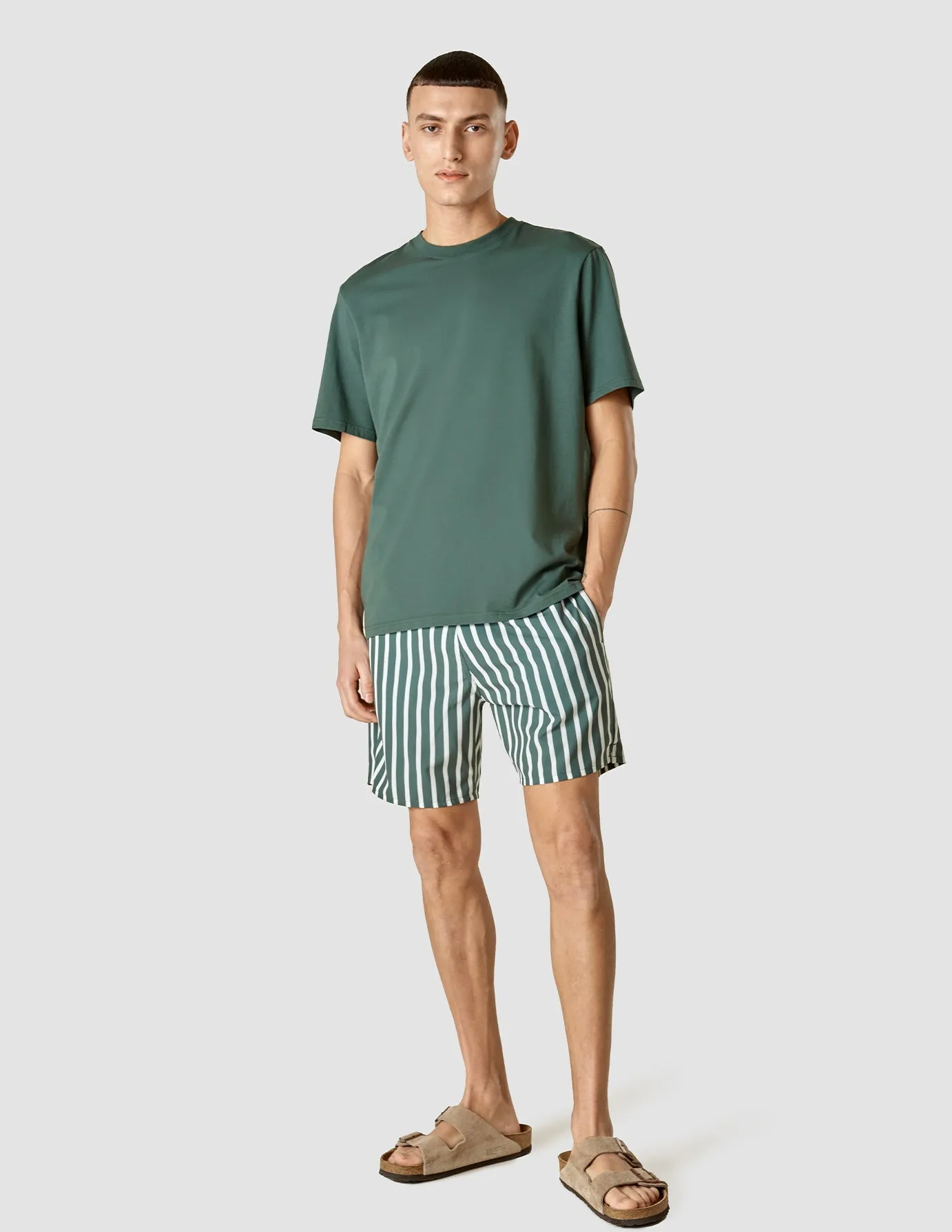 Supima T-shirt Box Fit Garden Green sold by Shaping New Tomorrow product image thumbnail 2