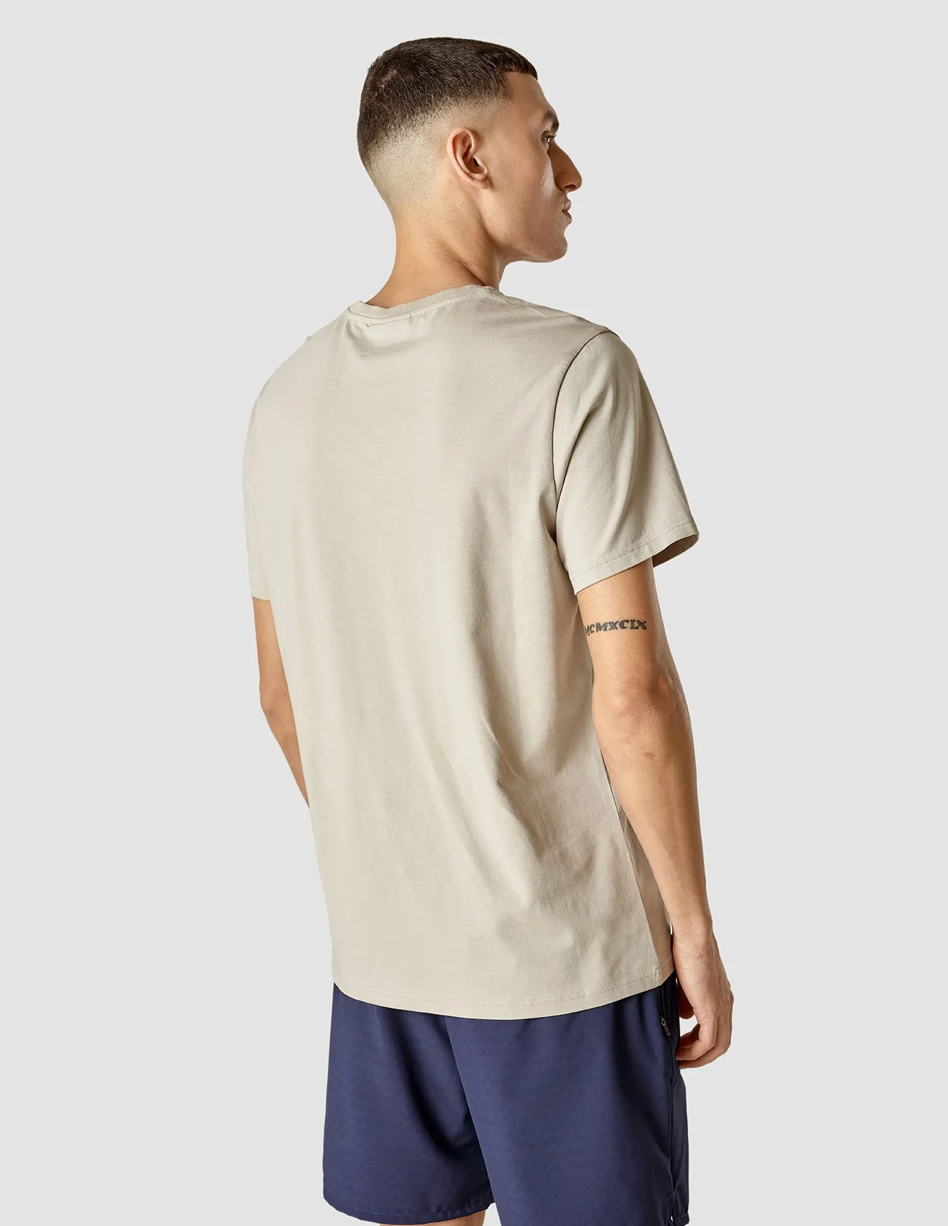 Supima Autograph T-shirt Oyster Grey sold by Shaping New Tomorrow product image thumbnail 4
