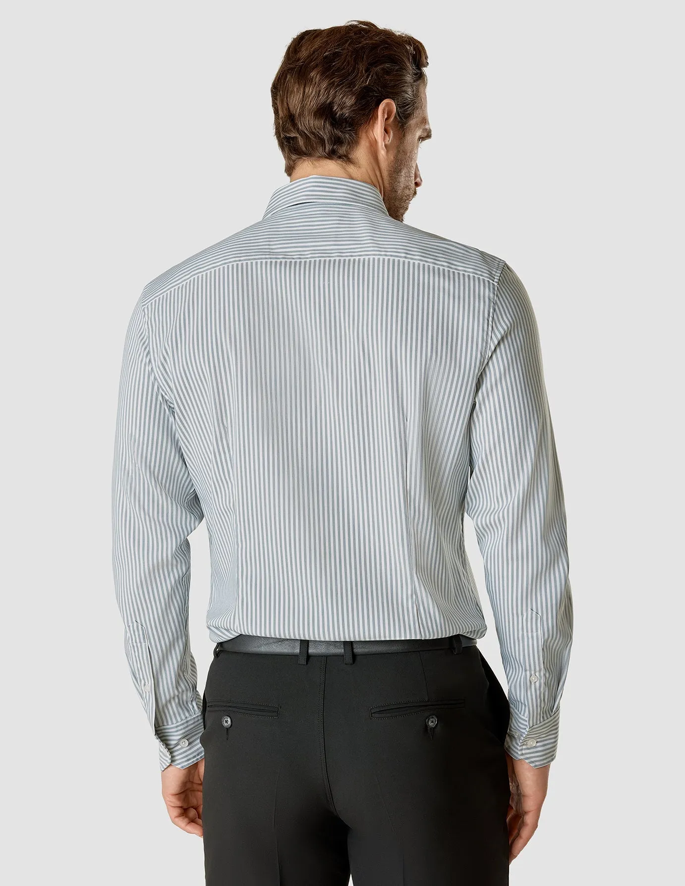 Dress Shirt Blue Mirage Stripes Regular sold by Shaping New Tomorrow product image thumbnail 4