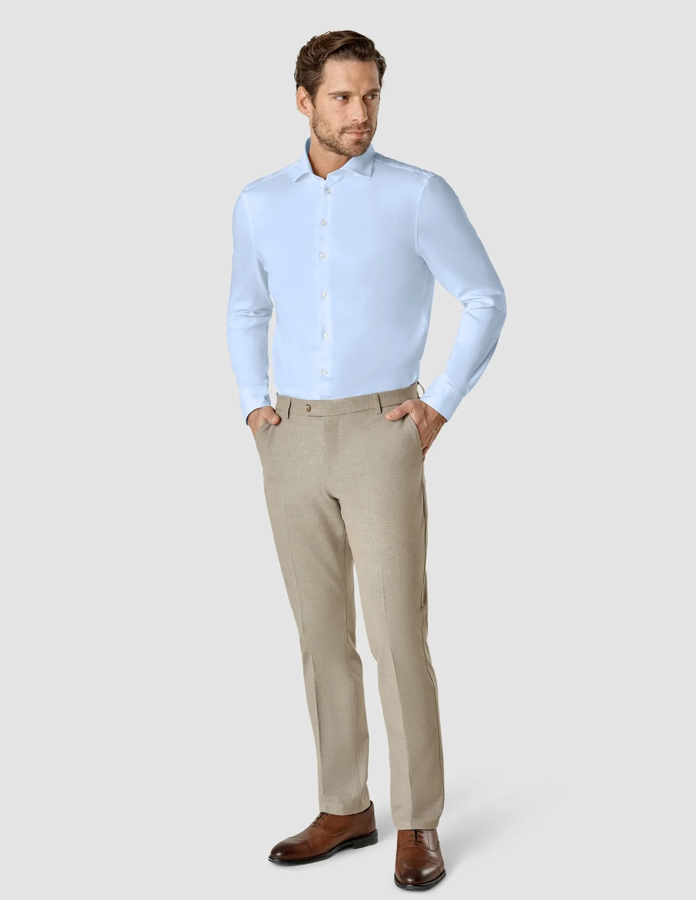 Dress Shirt Light Blue Regular sold by Shaping New Tomorrow product image thumbnail 2
