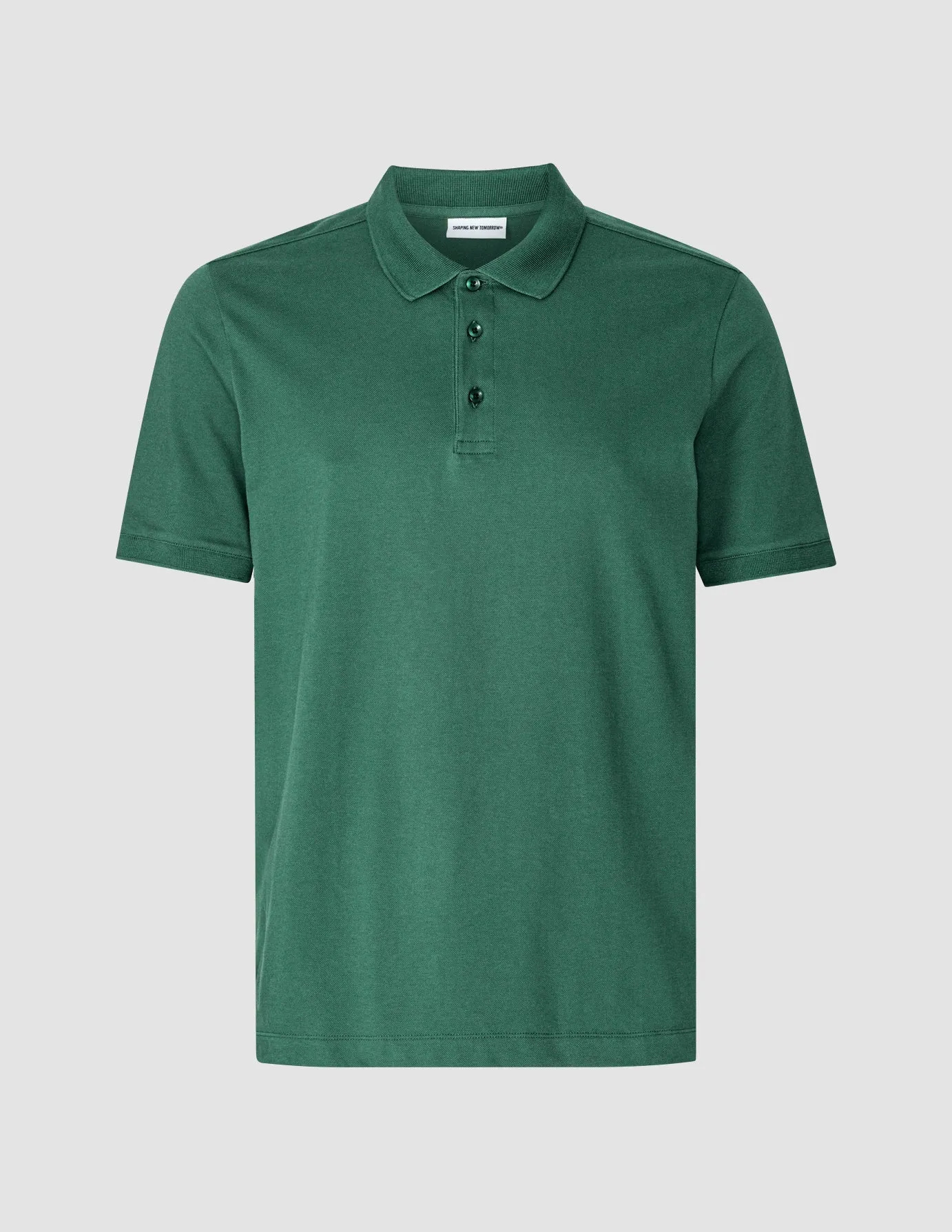Piquet Polo Shirt Garden Green sold by Shaping New Tomorrow product image thumbnail 3
