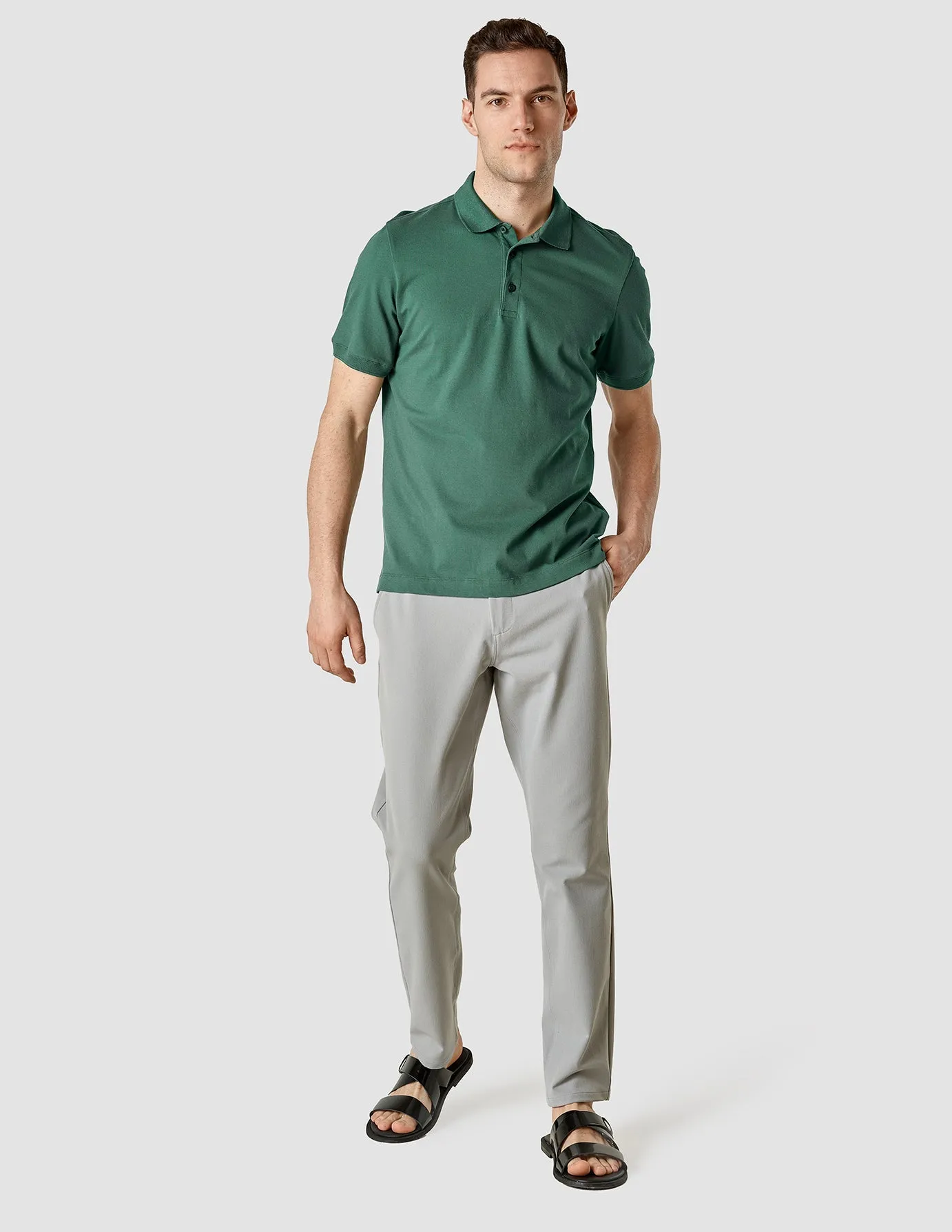 Piquet Polo Shirt Garden Green sold by Shaping New Tomorrow product image thumbnail 2