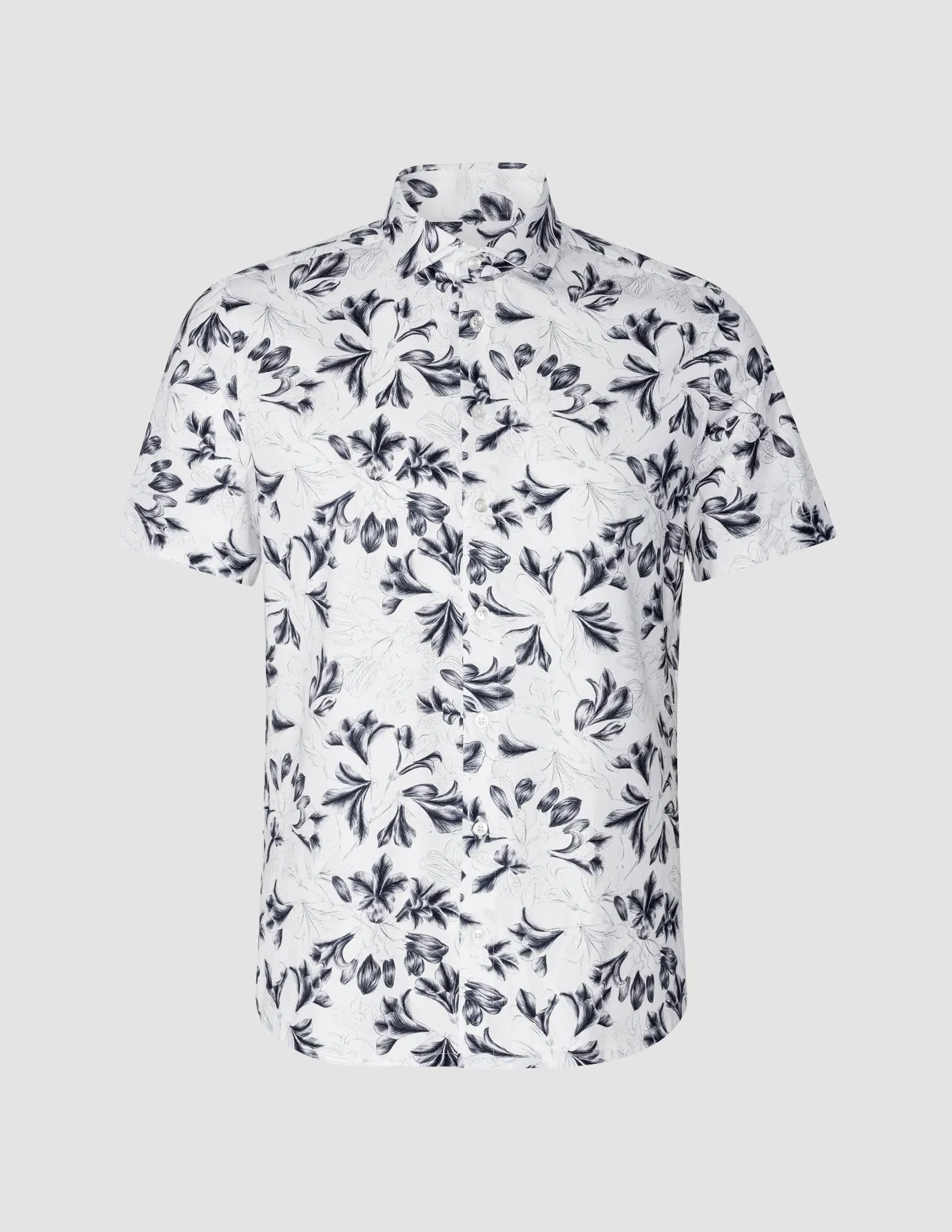 Classic Short Sleeve Shirt Navy Flower sold by Shaping New Tomorrow product image thumbnail 3