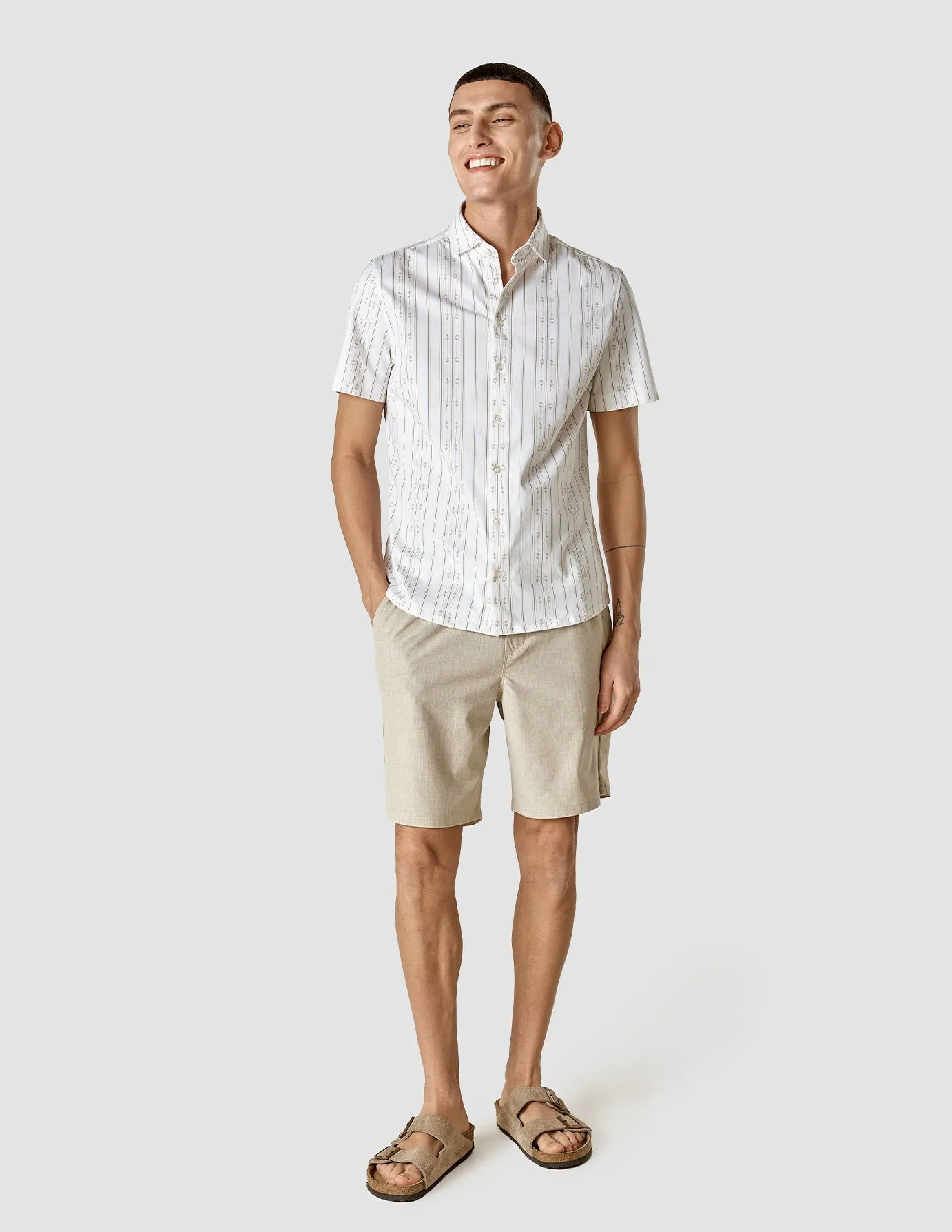 Classic Short Sleeve Shirt Earth Stripe sold by Shaping New Tomorrow product image thumbnail 2