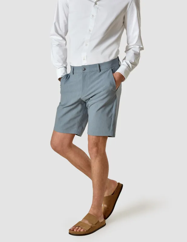 Essential Shorts Light Blue Melange sold by Shaping New Tomorrow
