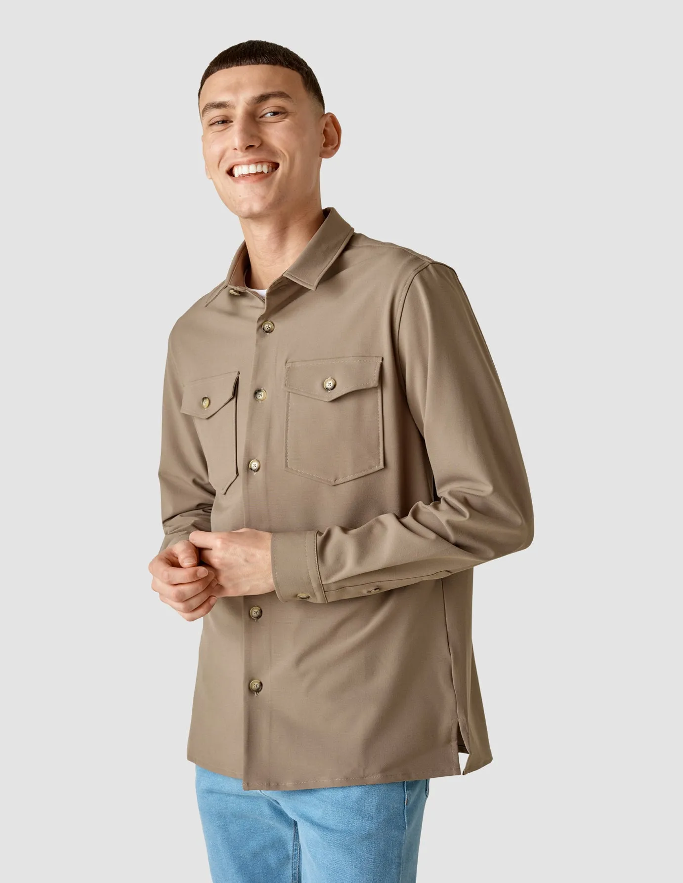 Overshirt Walnut sold by Shaping New Tomorrow product image thumbnail 4