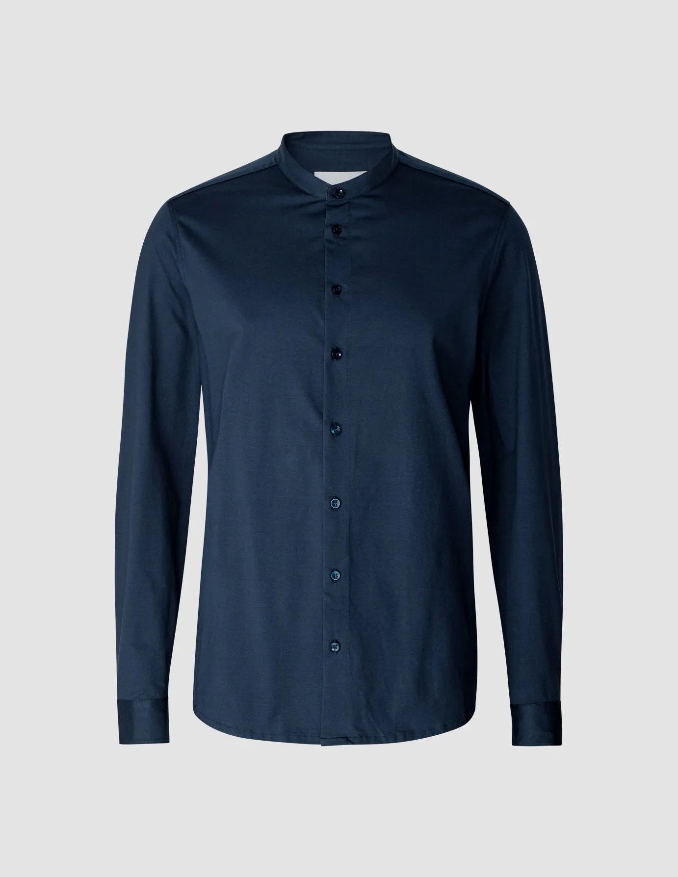 Classic Shirt Mandarin Collar Navy sold by Shaping New Tomorrow product image thumbnail 3