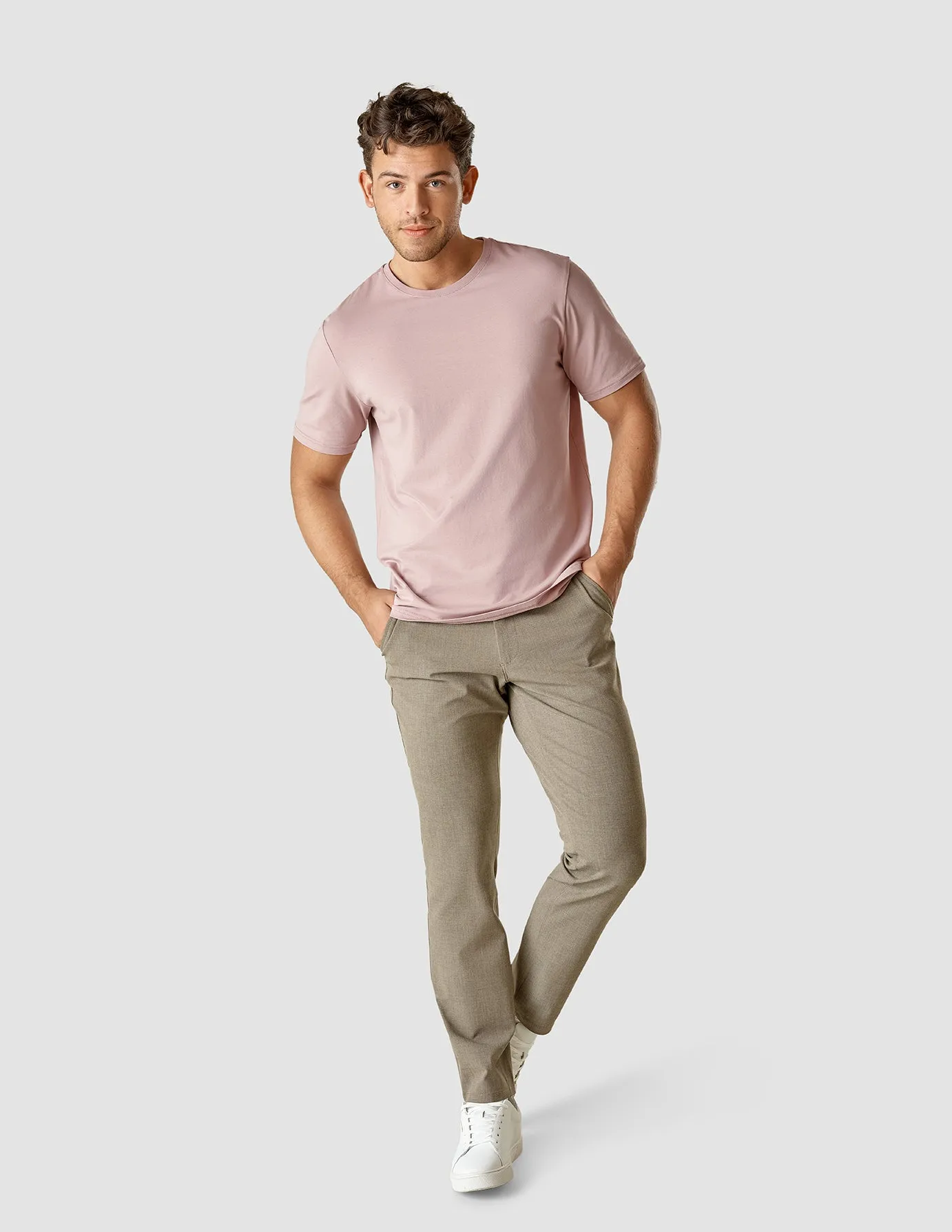 Supima T-Shirt Dusty Lilac sold by Shaping New Tomorrow product image thumbnail 2