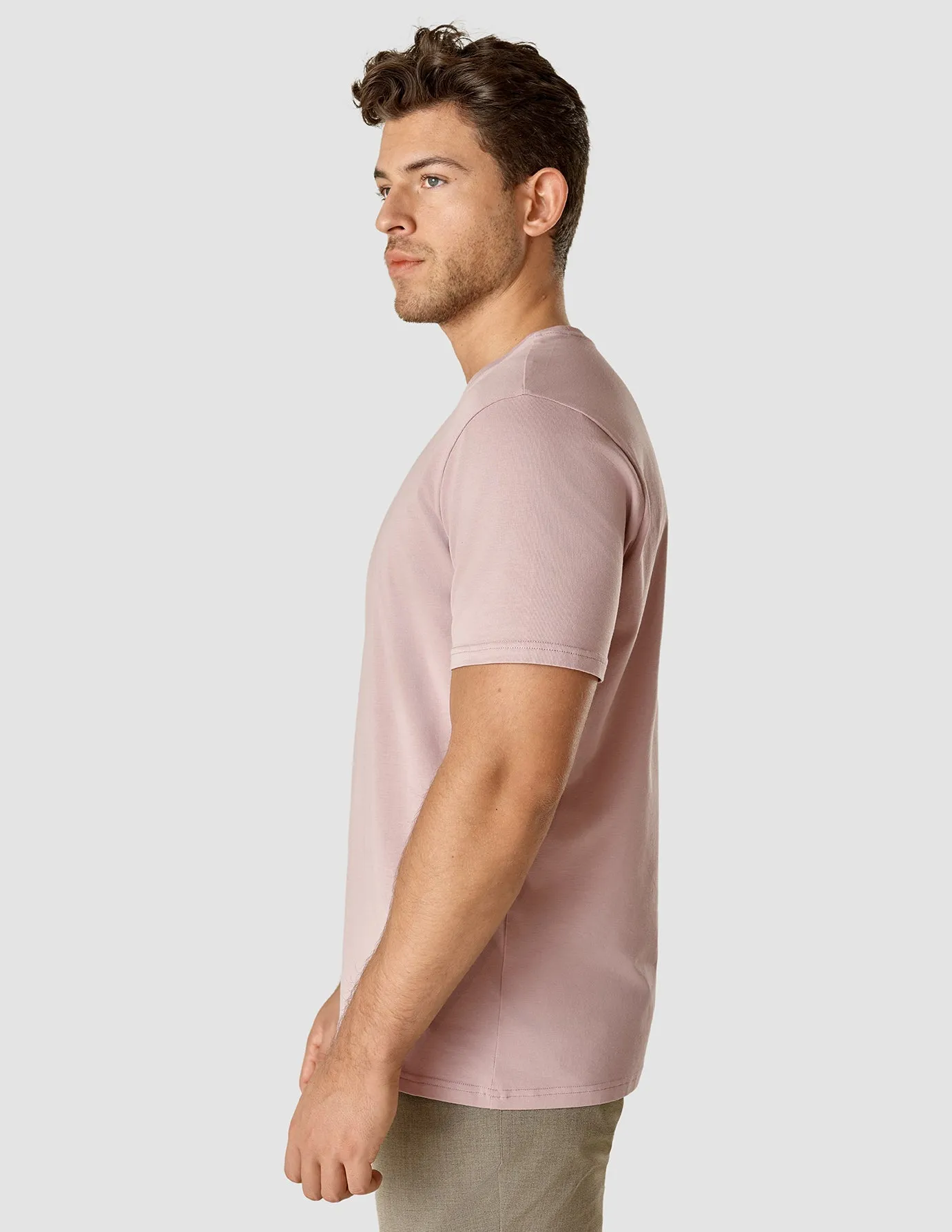 Supima T-Shirt Dusty Lilac sold by Shaping New Tomorrow product image thumbnail 5