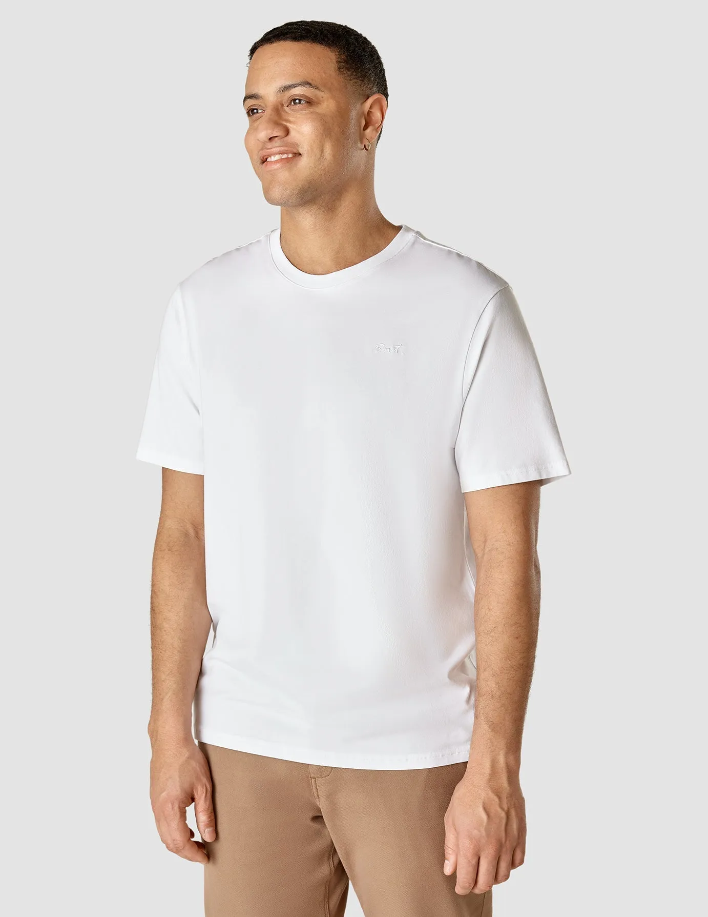 Supima T-Shirt Box Fit Legacy White sold by Shaping New Tomorrow