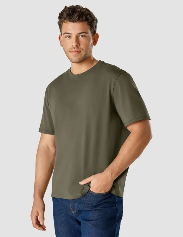 Supima T-Shirt Box Fit Remote Green sold by Shaping New Tomorrow