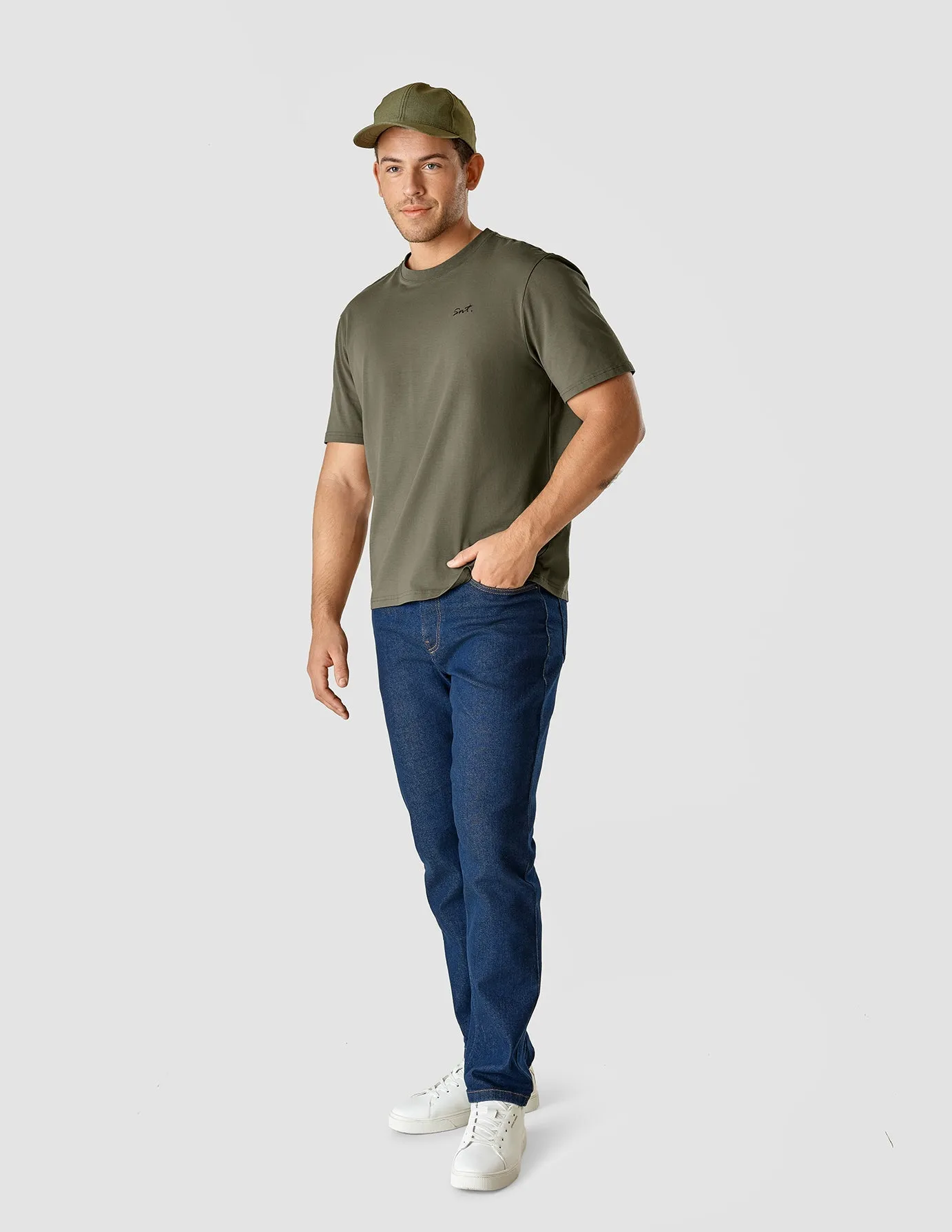 Supima T-Shirt Box Fit Legacy Remote Green sold by Shaping New Tomorrow product image thumbnail 2