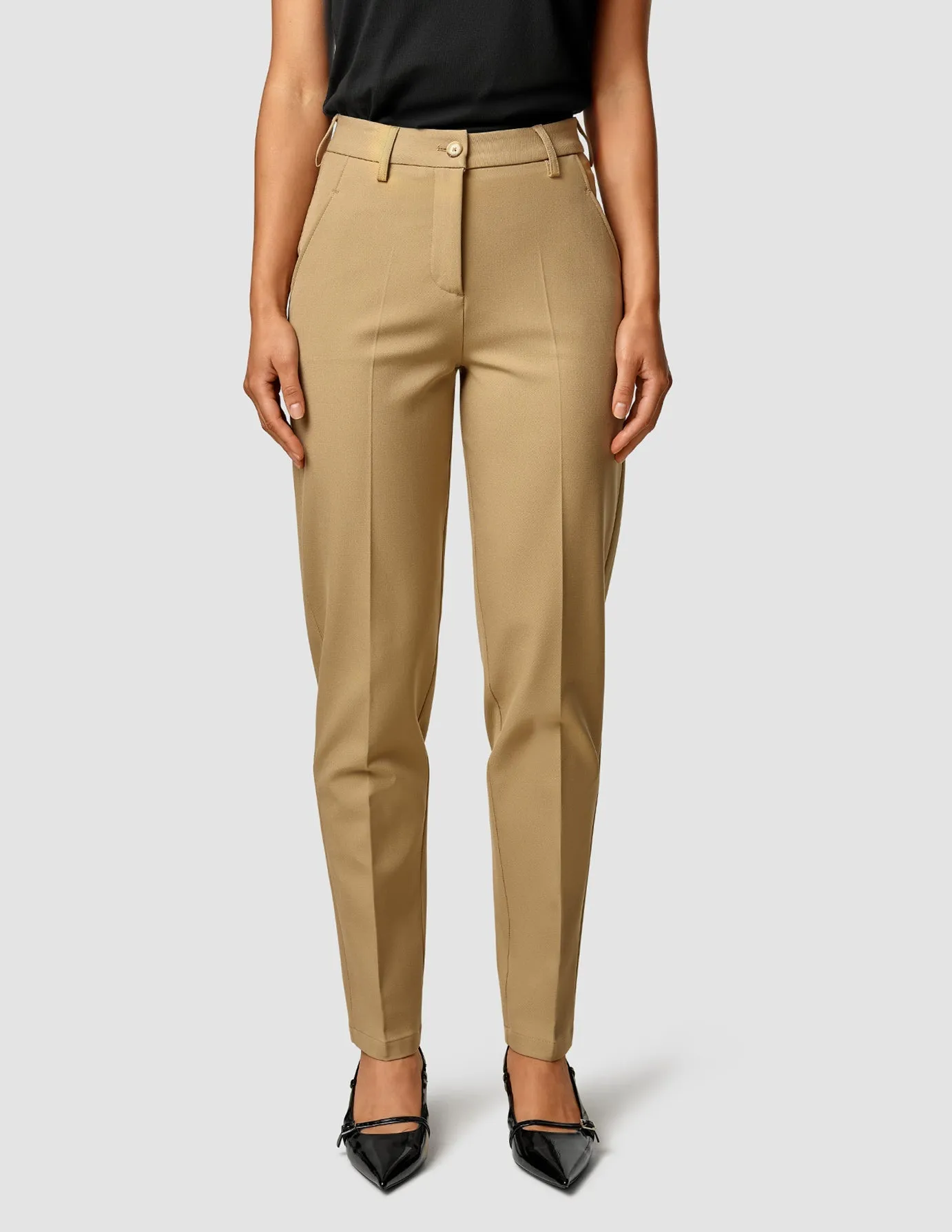 Essential Pants Tapered Caramel sold by Shaping New Tomorrow
