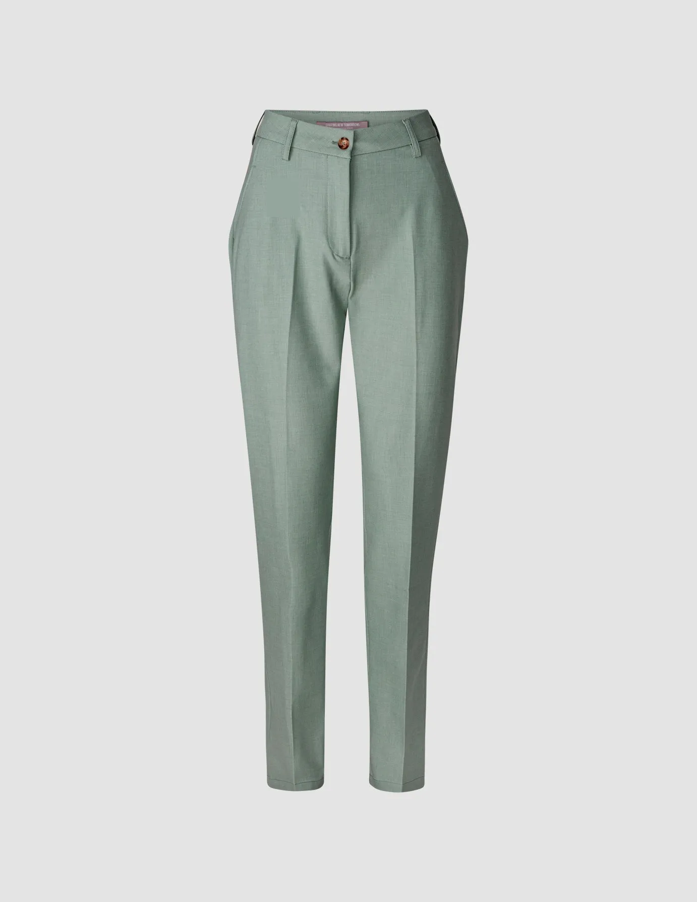 Essential Pants Tapered Calm Green Melange sold by Shaping New Tomorrow product image thumbnail 3
