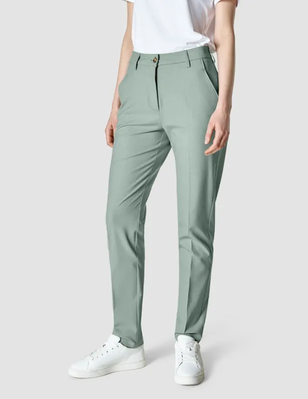 Essential Pants Tapered Calm Green Melange sold by Shaping New Tomorrow