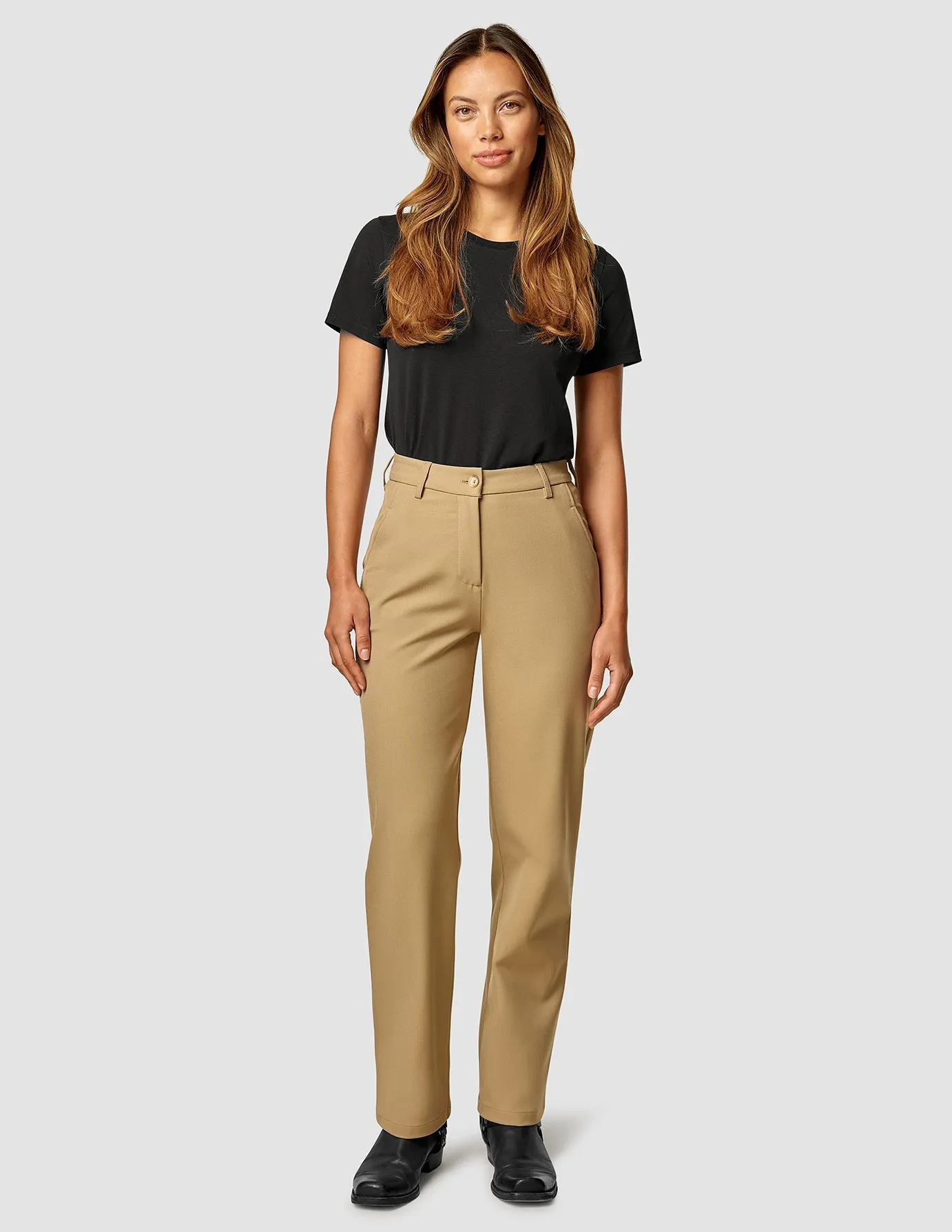 Essential Pants Straight Caramel sold by Shaping New Tomorrow product image thumbnail 2