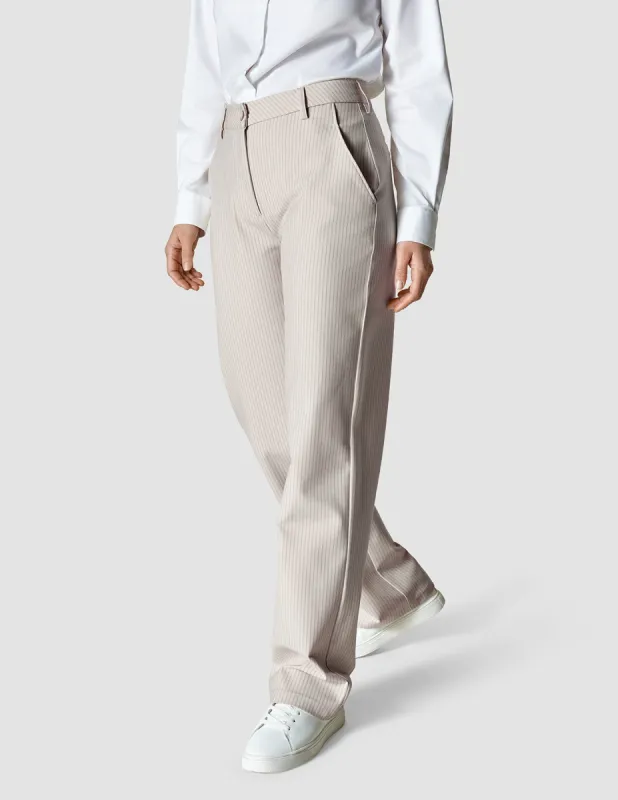 Essential Pants Straight Cream Latte sold by Shaping New Tomorrow