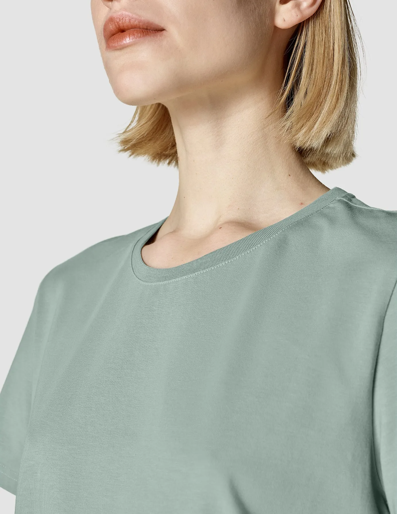 Supima T-shirt Calm Green sold by Shaping New Tomorrow product image thumbnail 5