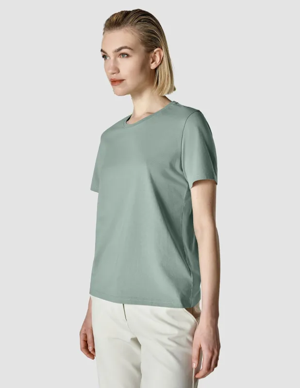 Supima T-shirt Calm Green sold by Shaping New Tomorrow