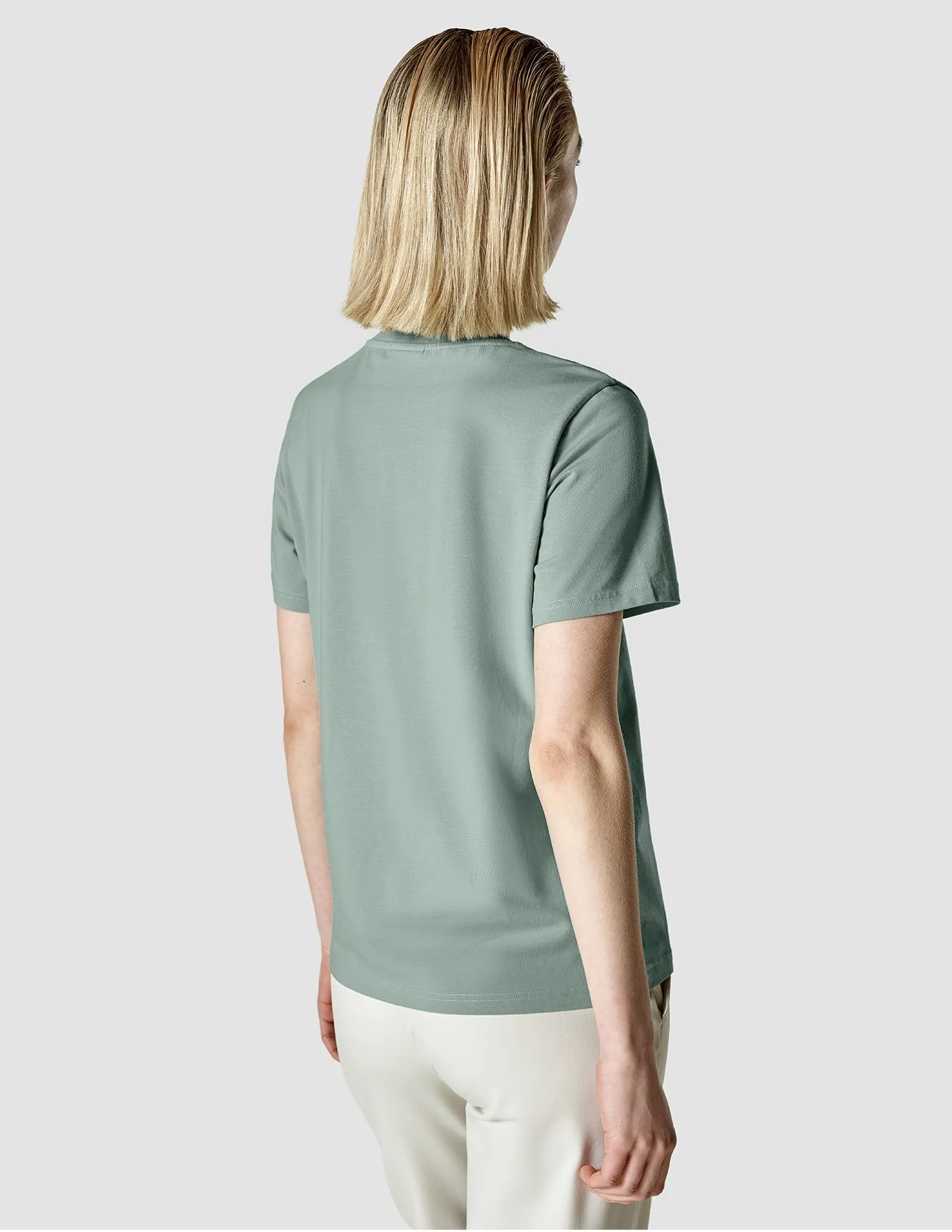 Supima T-shirt Calm Green sold by Shaping New Tomorrow product image thumbnail 4
