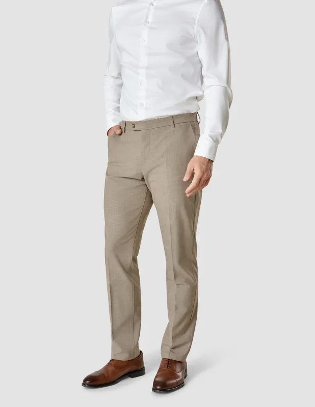 Essential Suit Pants Regular Beige Melange sold by Shaping New Tomorrow