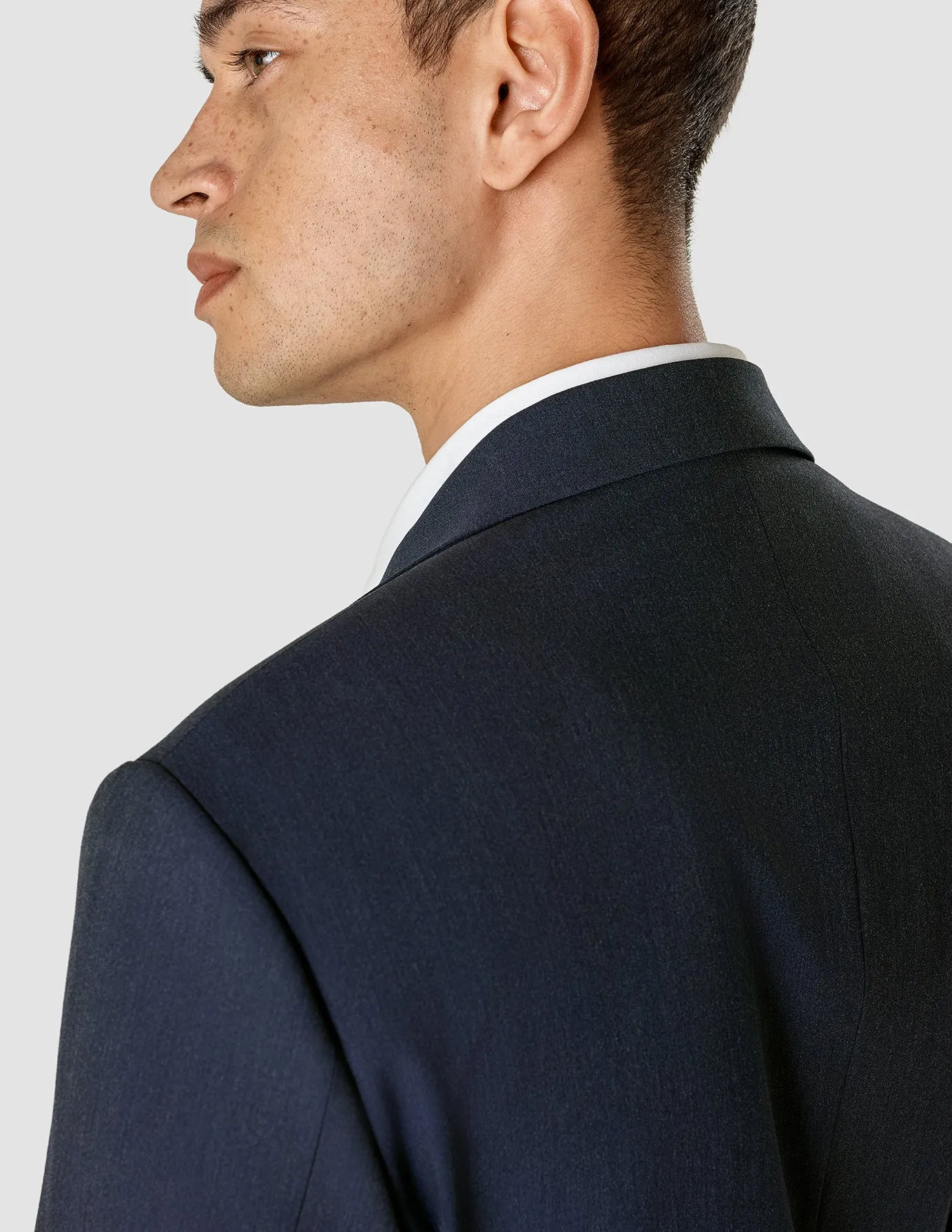 Essential Blazer Navy Melange Slim sold by Shaping New Tomorrow product image thumbnail 5