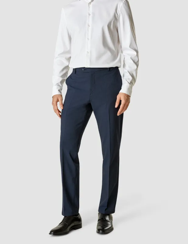 Essential Suit Pants Slim Navy Melange sold by Shaping New Tomorrow