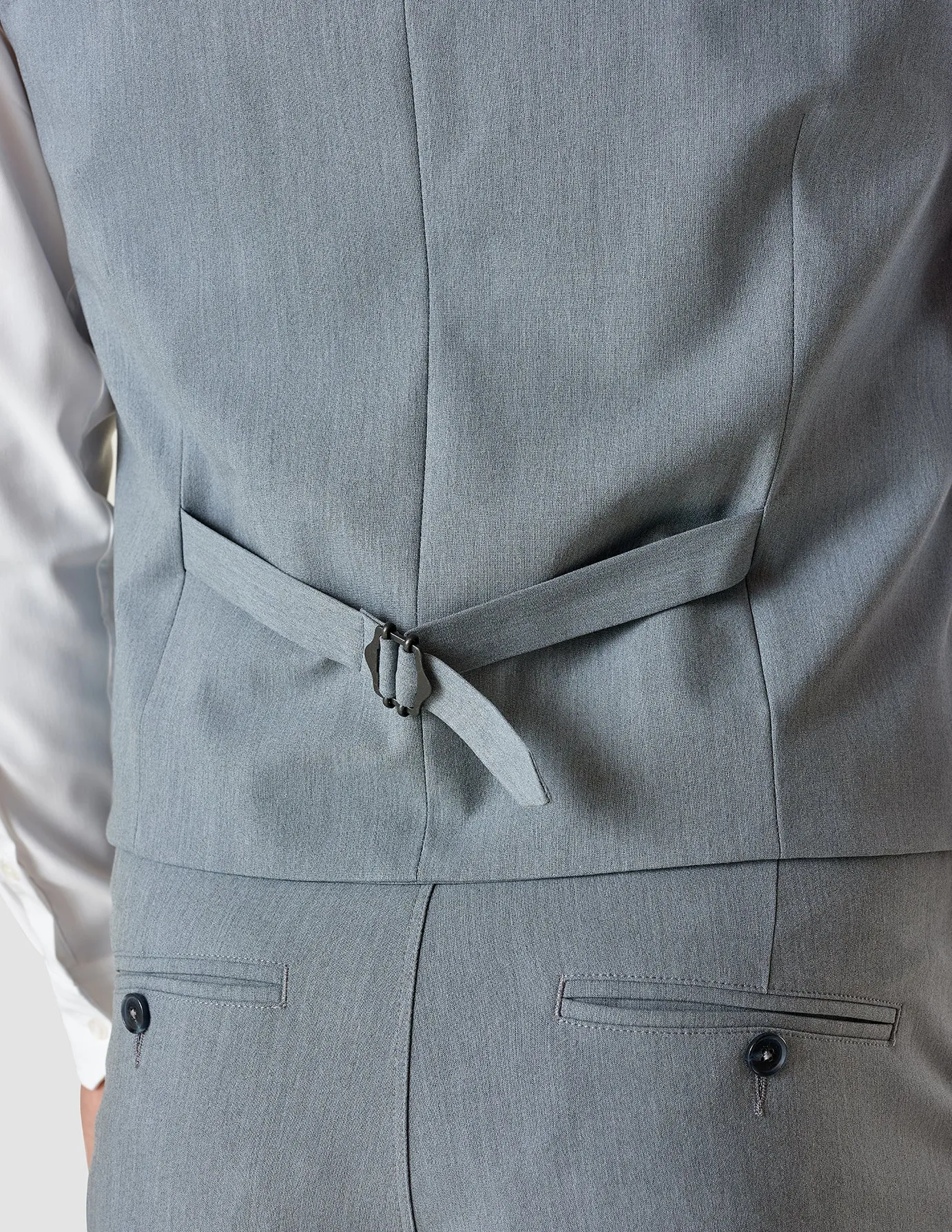 Essential Vest Light Blue Melange sold by Shaping New Tomorrow product image thumbnail 5