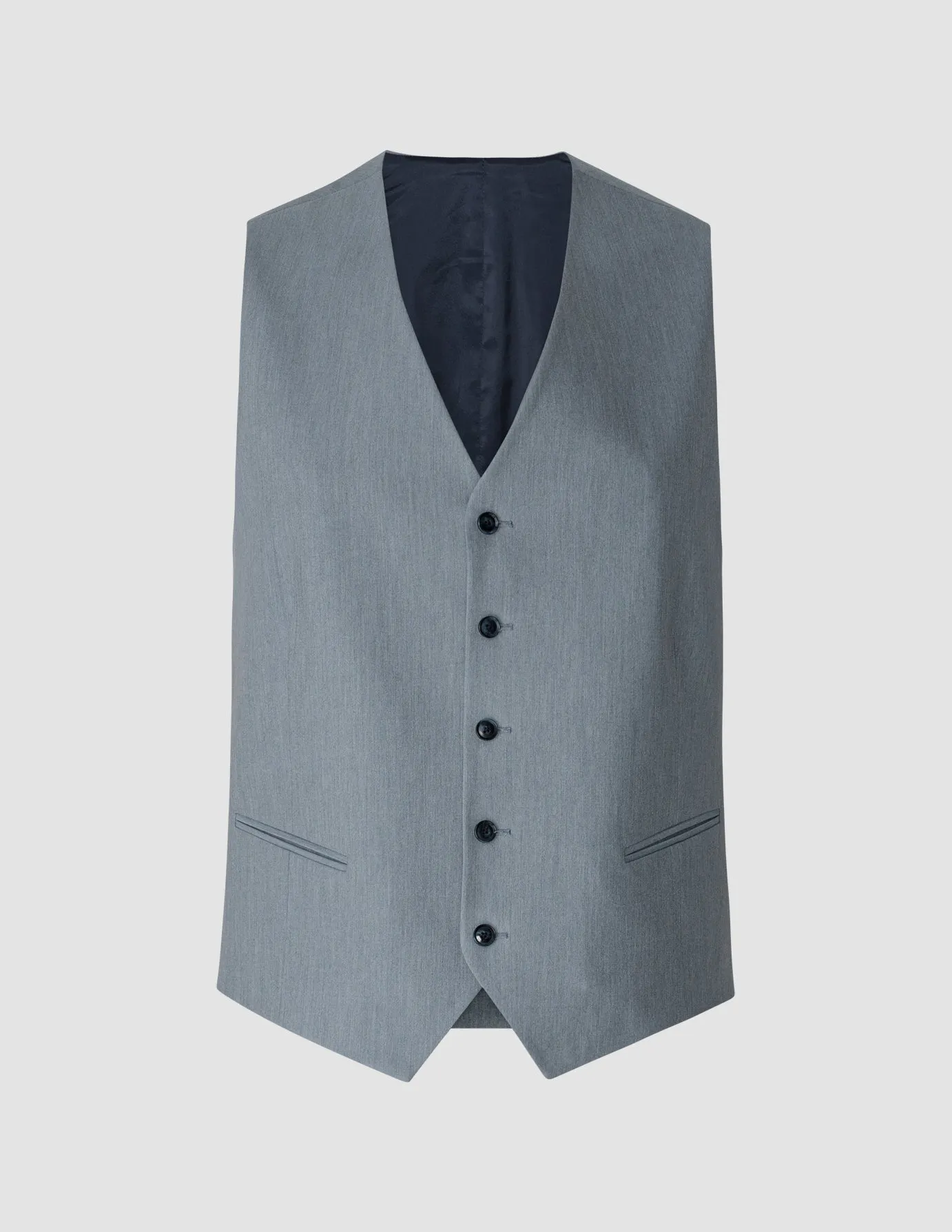 Essential Vest Light Blue Melange sold by Shaping New Tomorrow product image thumbnail 3