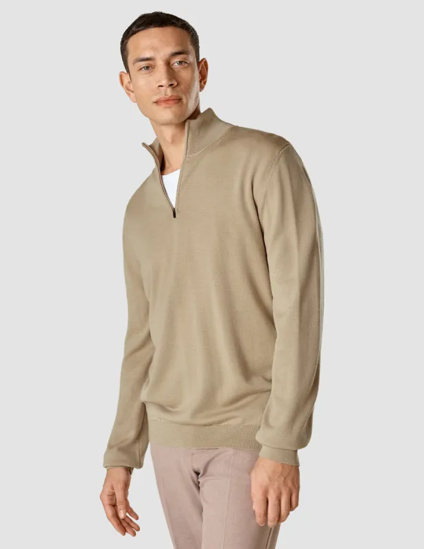Premium Merino Half Zip Sahara sold by Shaping New Tomorrow