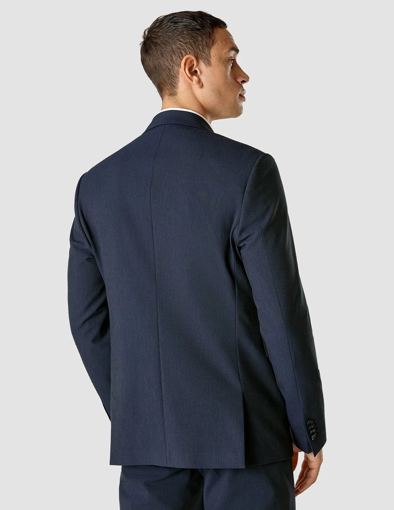 Essential Blazer Navy Melange Regular sold by Shaping New Tomorrow product image thumbnail 4